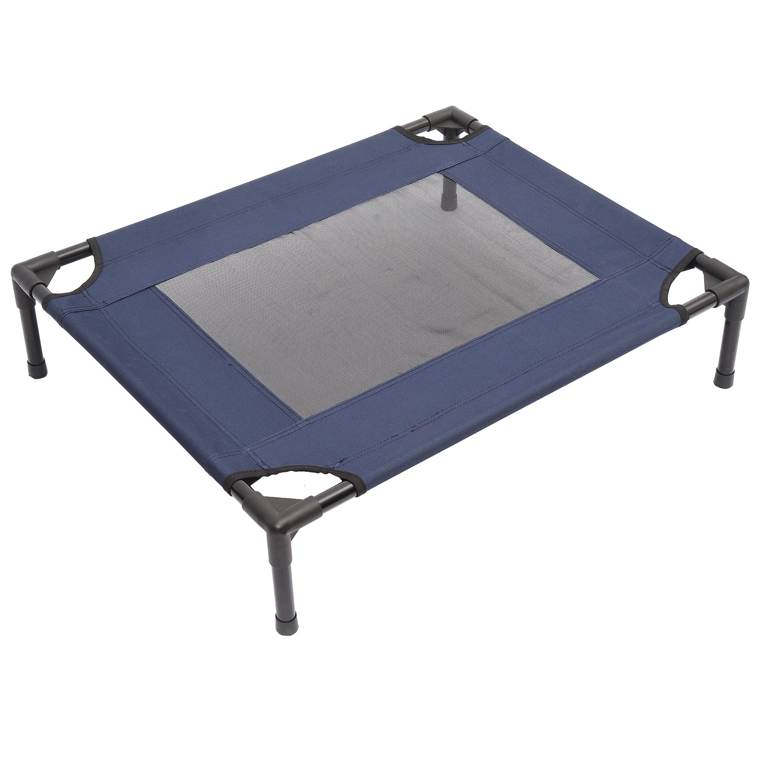Portable Pets Elevated Raised Cot Bed-Blue