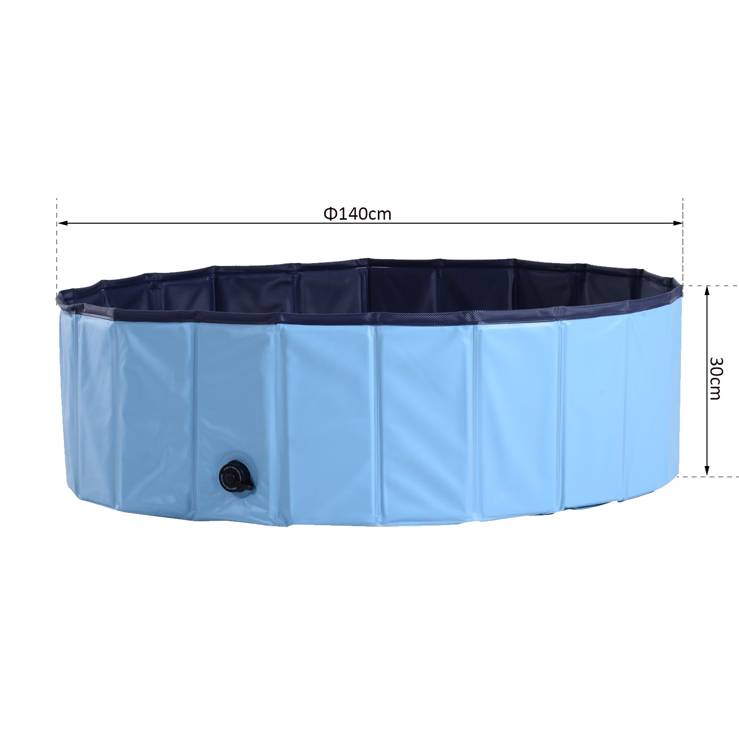 Φ140 x 30H cm Pet Swimming Pool-Blue