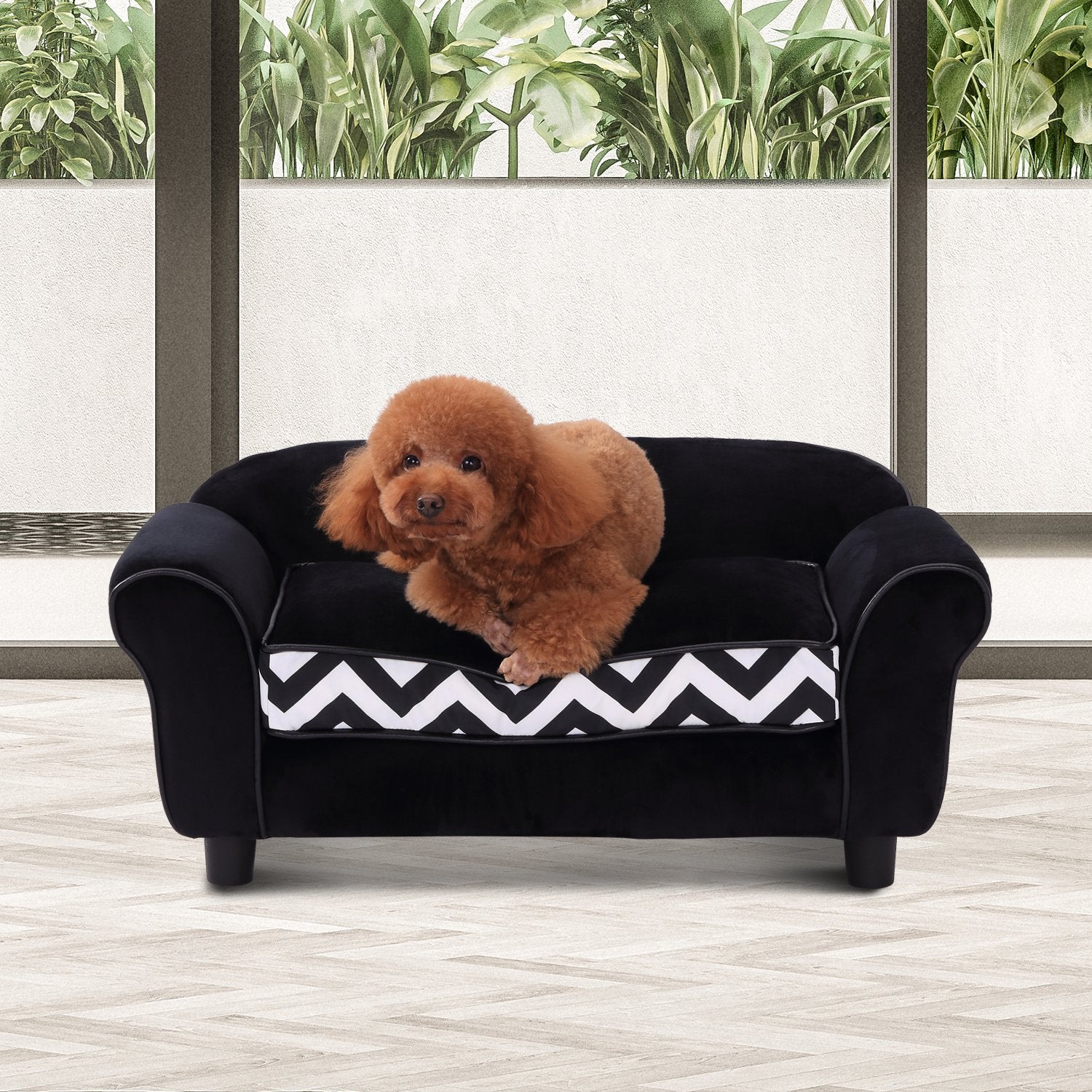 73.5Lx41Wx33H cm Pet Sofa-Black