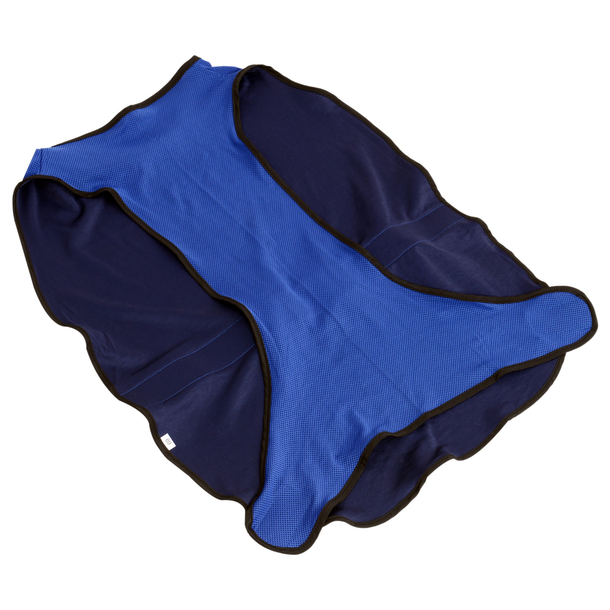 Dog Cooling Coat, Adjustable Size, Back Length 60 cm, Polyester-Blue