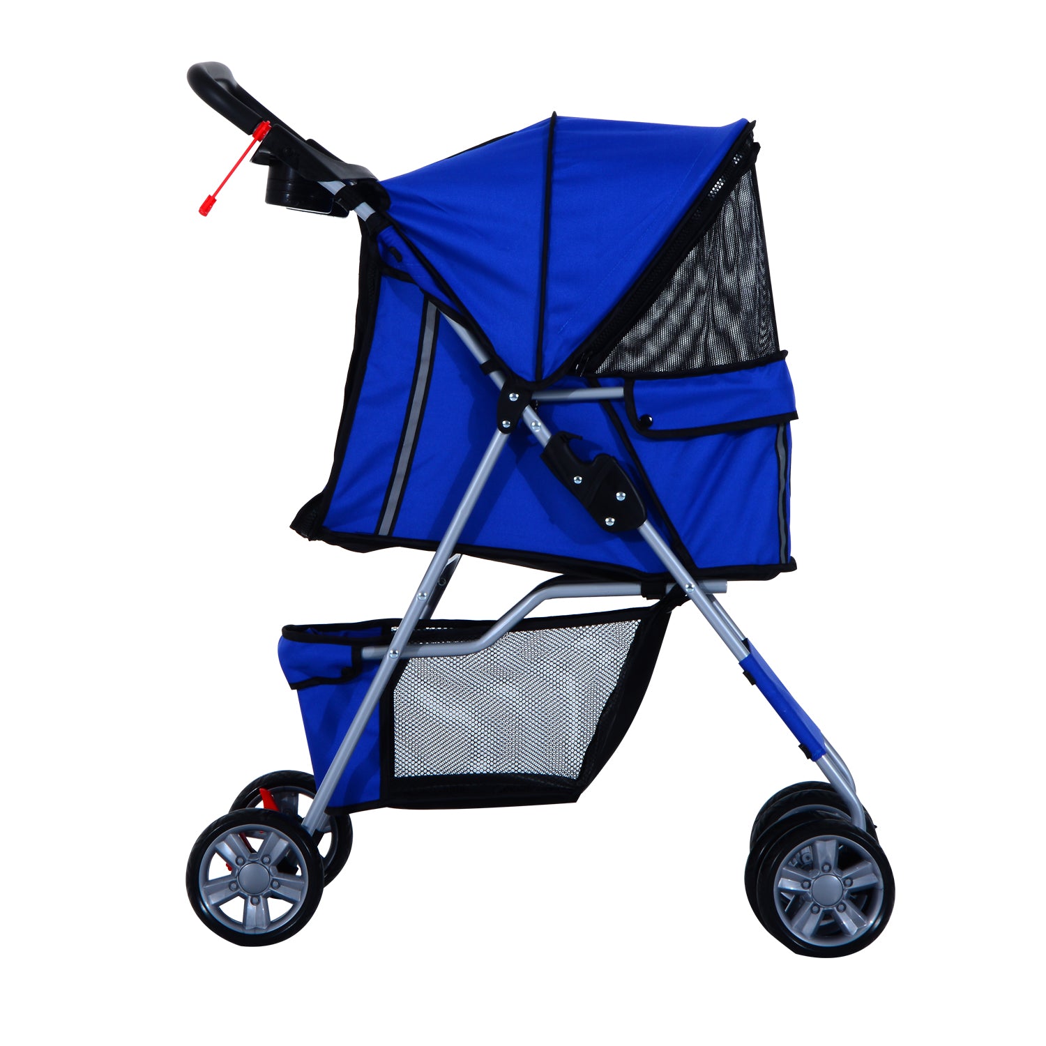 Dogs 600D Oxford Cloth Pram Blue - Suitable for Small Pets