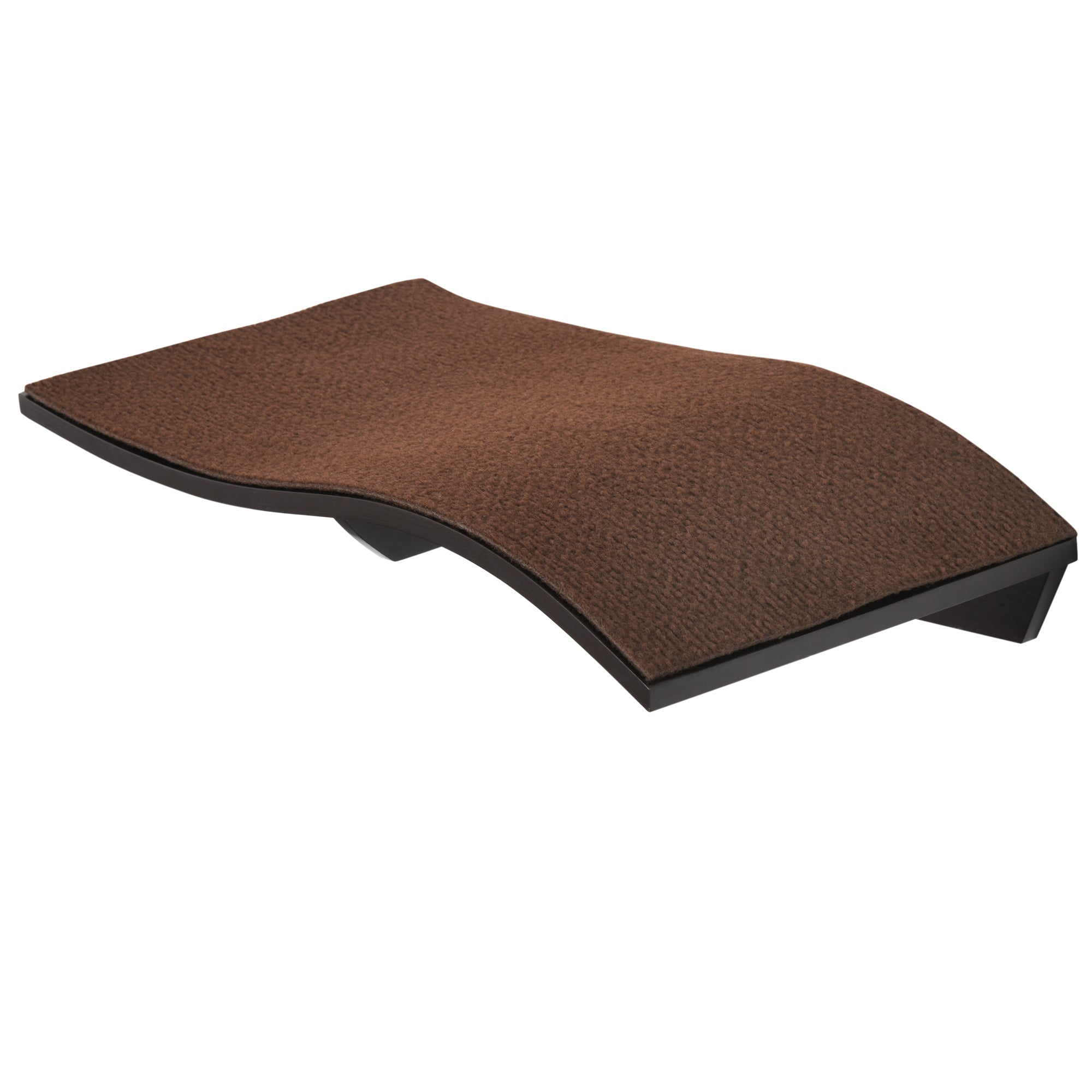 Wall Mounted Cat Shelf Perch Kitten Bed w/ Removable Carpet Accessories