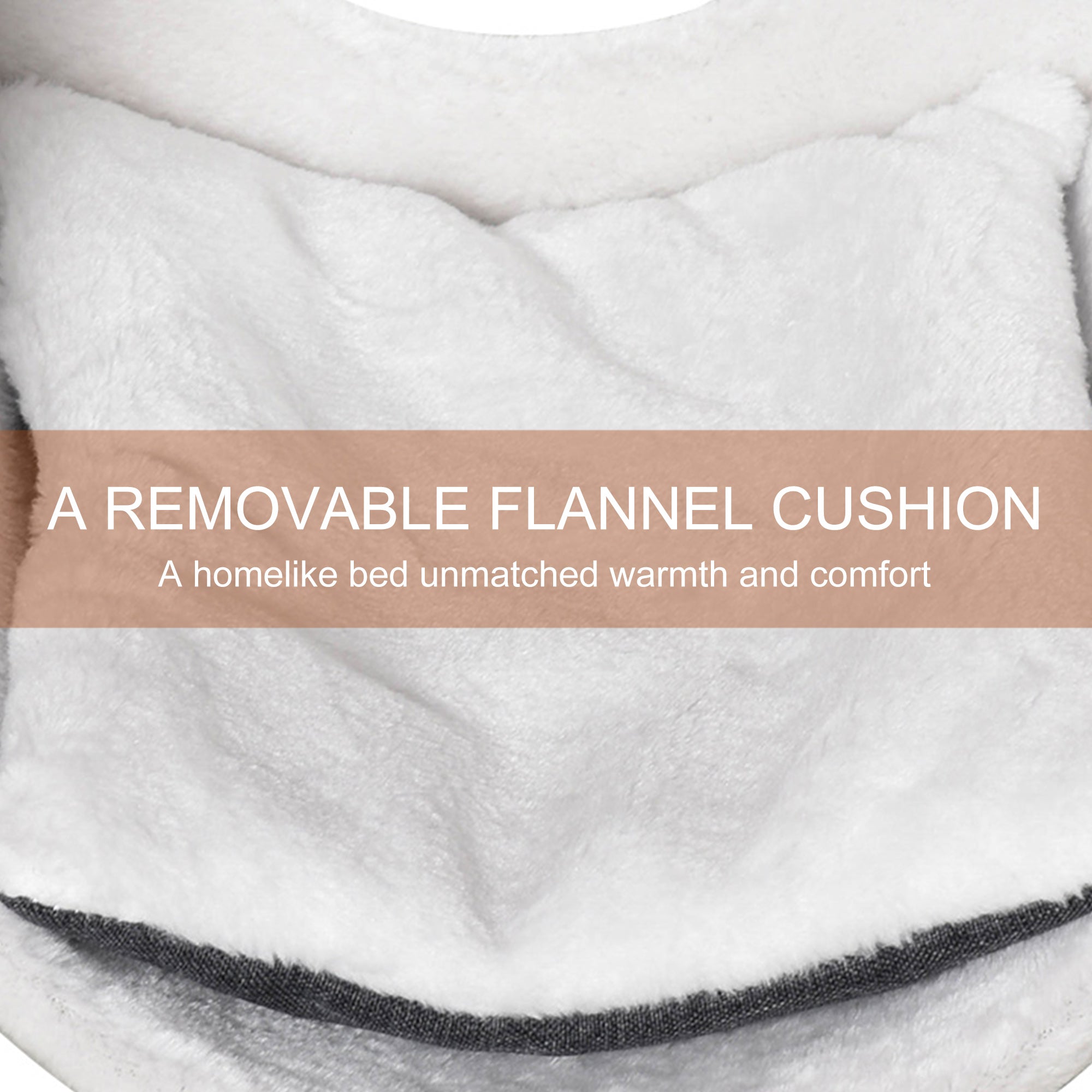 Windowsill Mounted Cat Perch Hanging Kitten House with Comfortable Removable Flannel Carpet