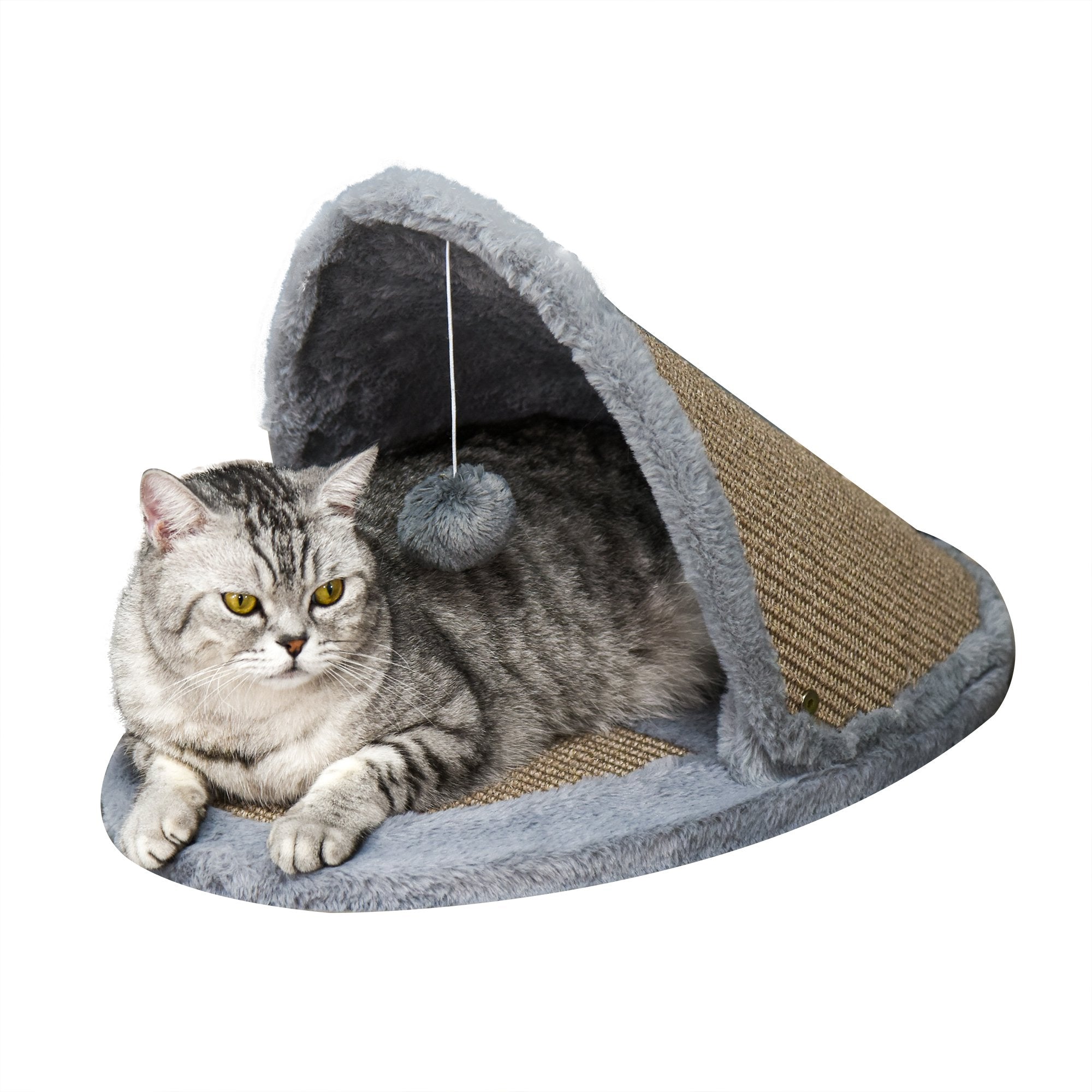 Cat/Kitten bed w/ sisal scratching post