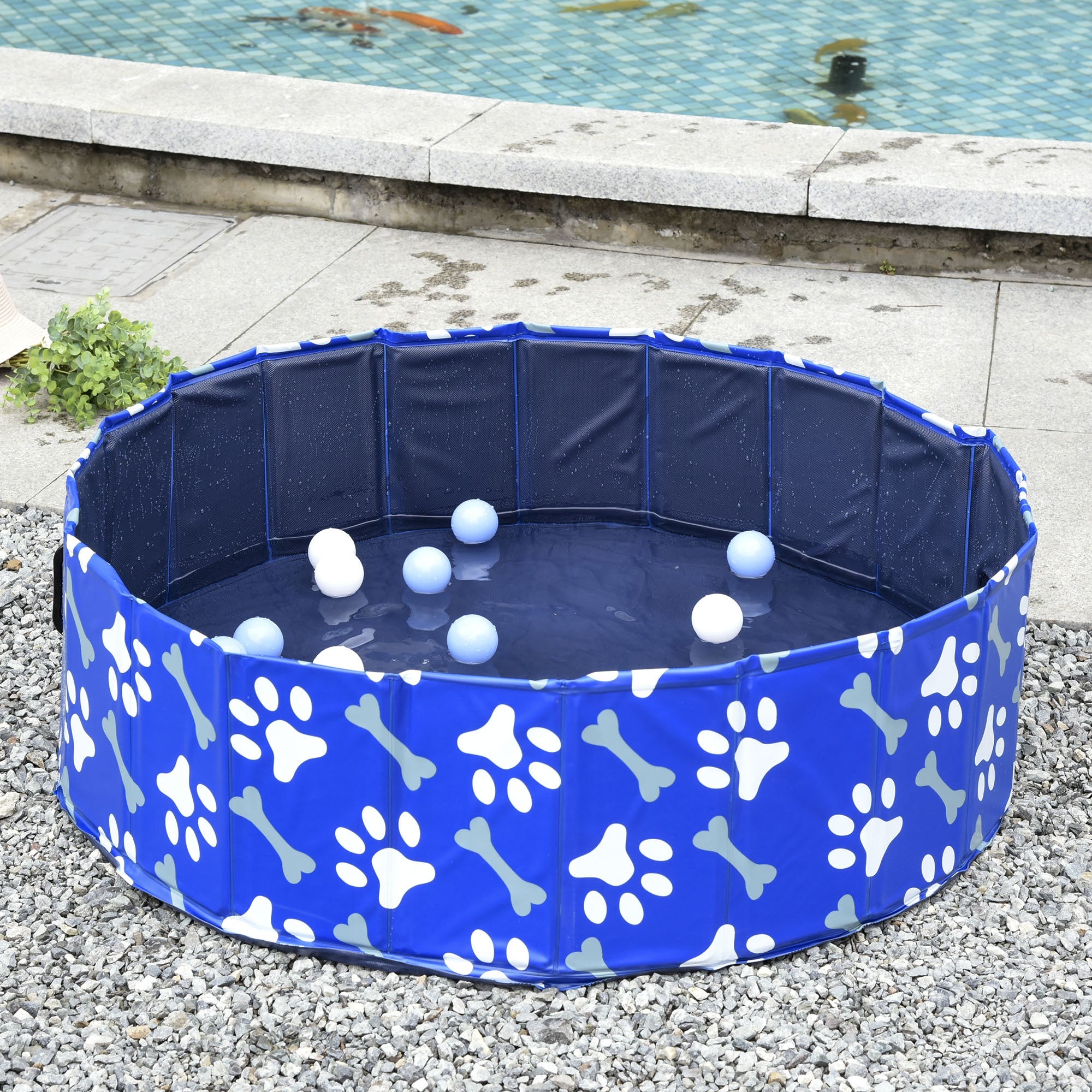 Dog Swimming Pool Foldable Pet Bathing Shower Tub Padding Pool Œ¶100cm S
