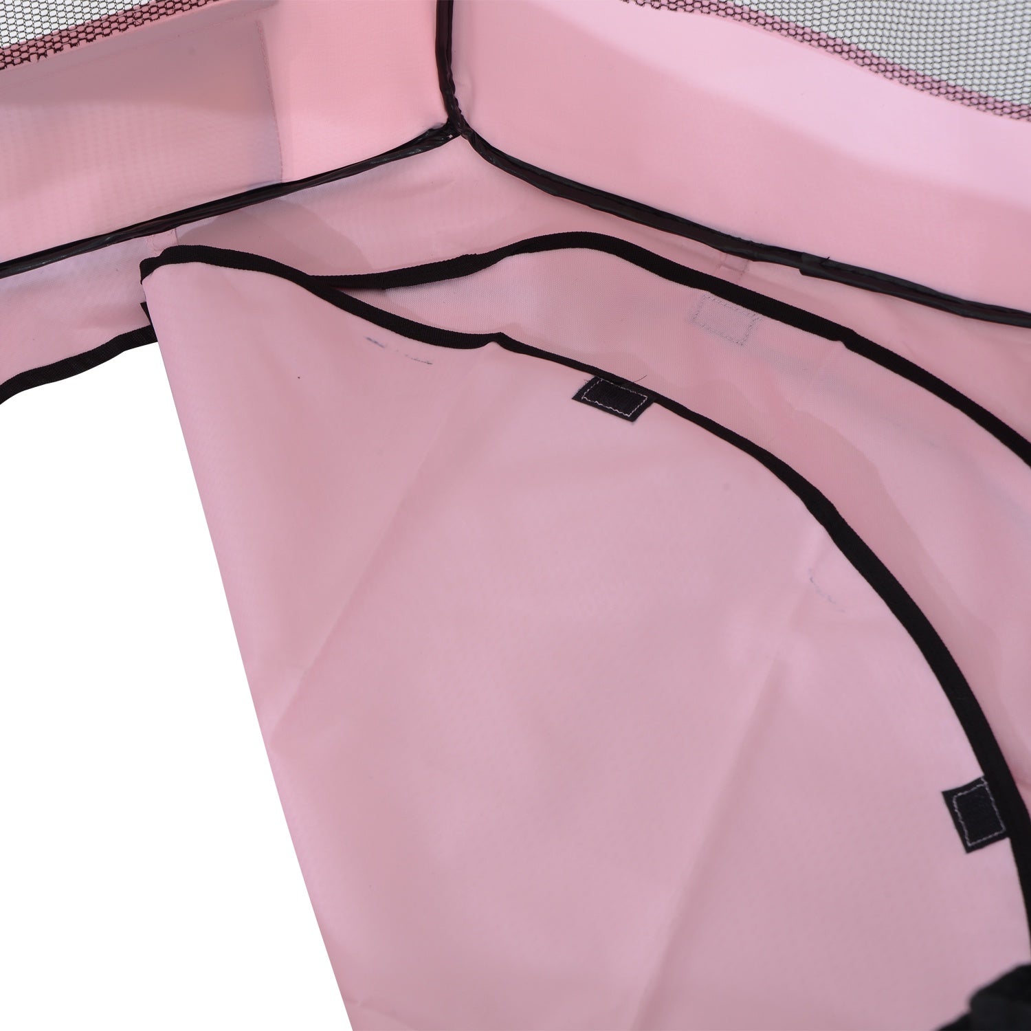 Fabric Folding Pet Play Pen, 37x37cm-Pink