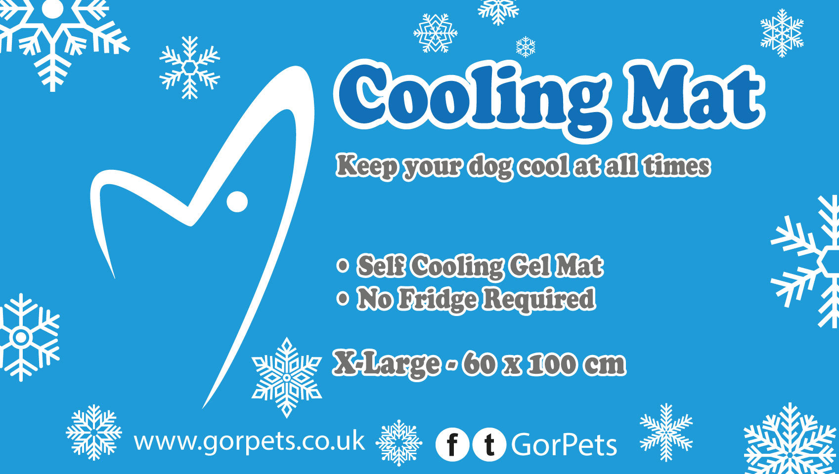 Gor Pets Cooling Mat X-Large (100x60cm)