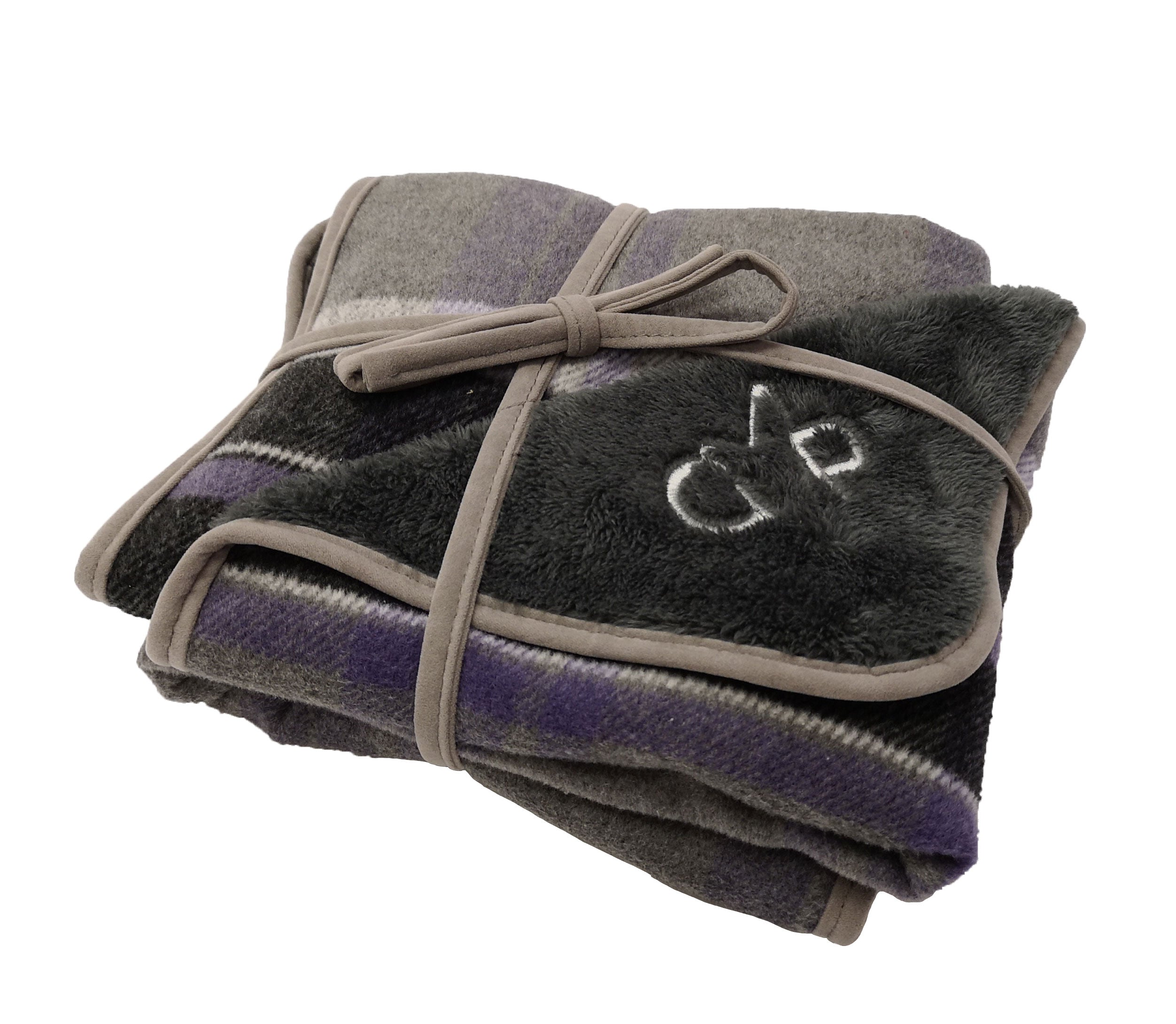 Camden Blanket Medium (100x75cm) Purple Check