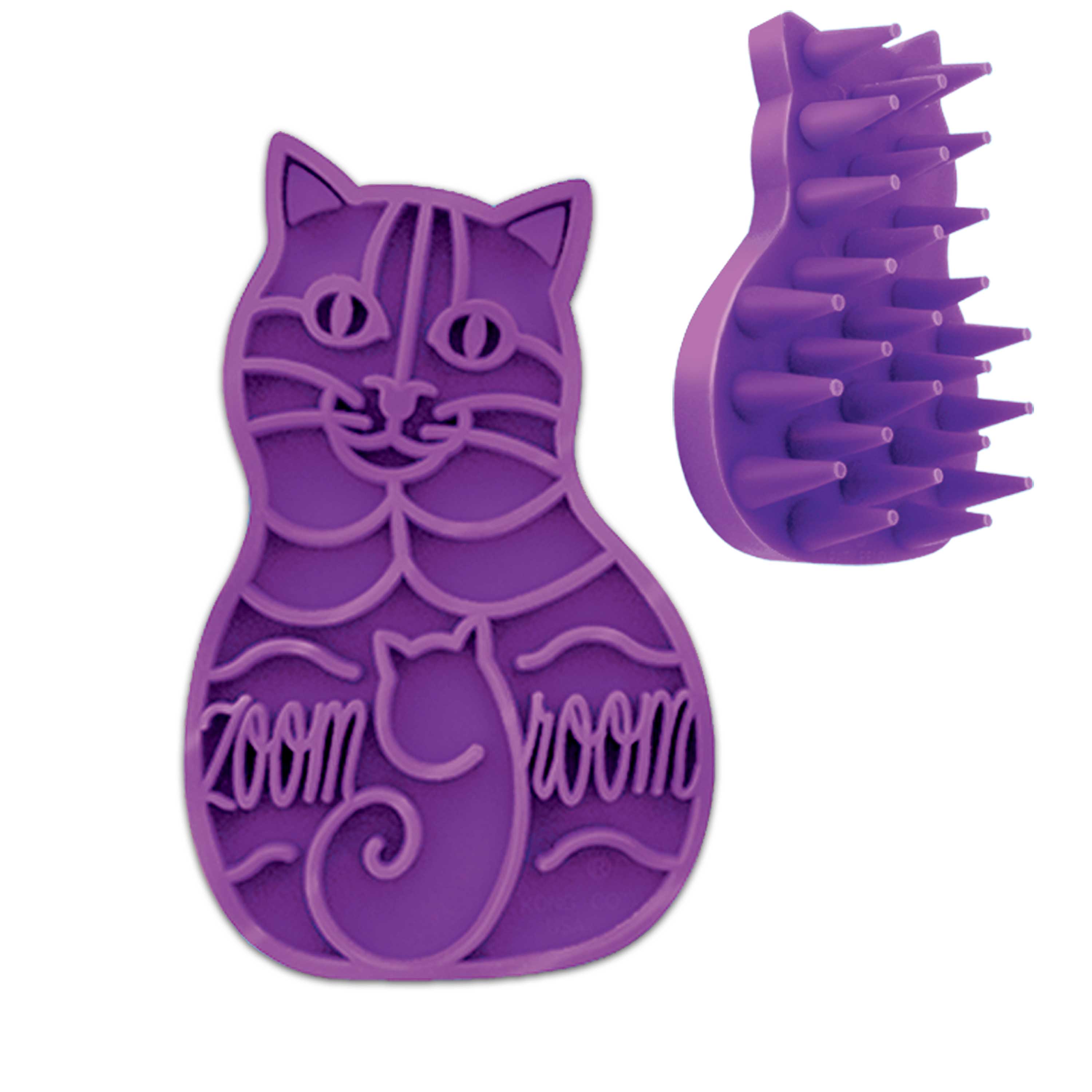 Kong Cat ZoomGroom Purple
