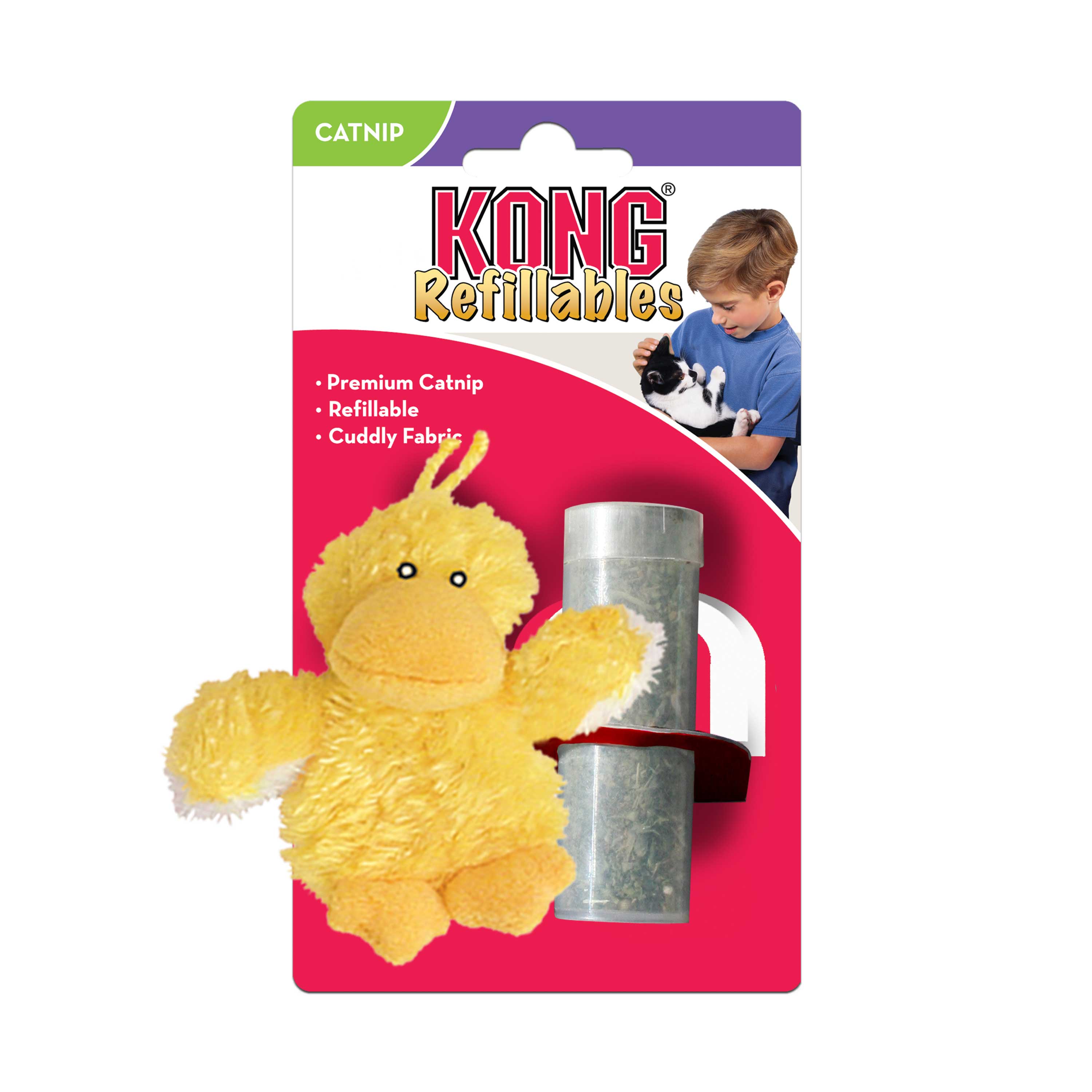 Kong Cat Refillable Catnip Duck (17cm)