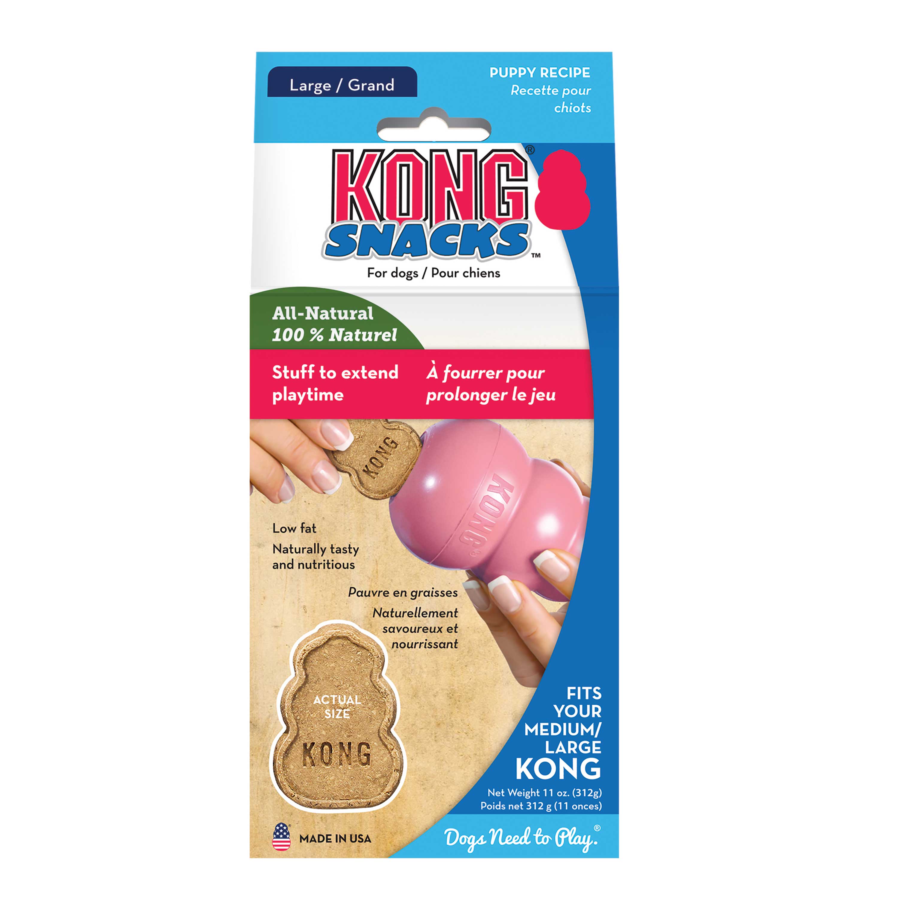 Kong Snacks Puppy Large 312g