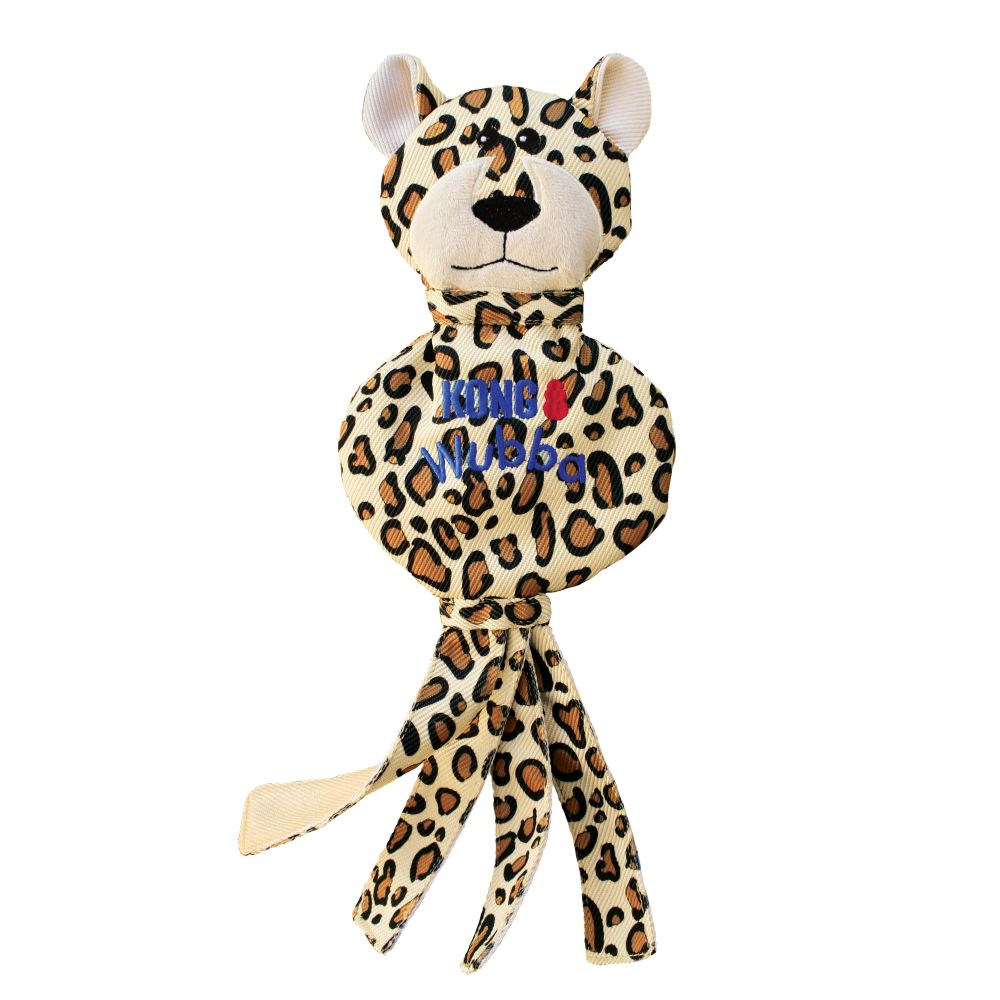 Kong Wubba No Stuff Cheetah Large MAR 20