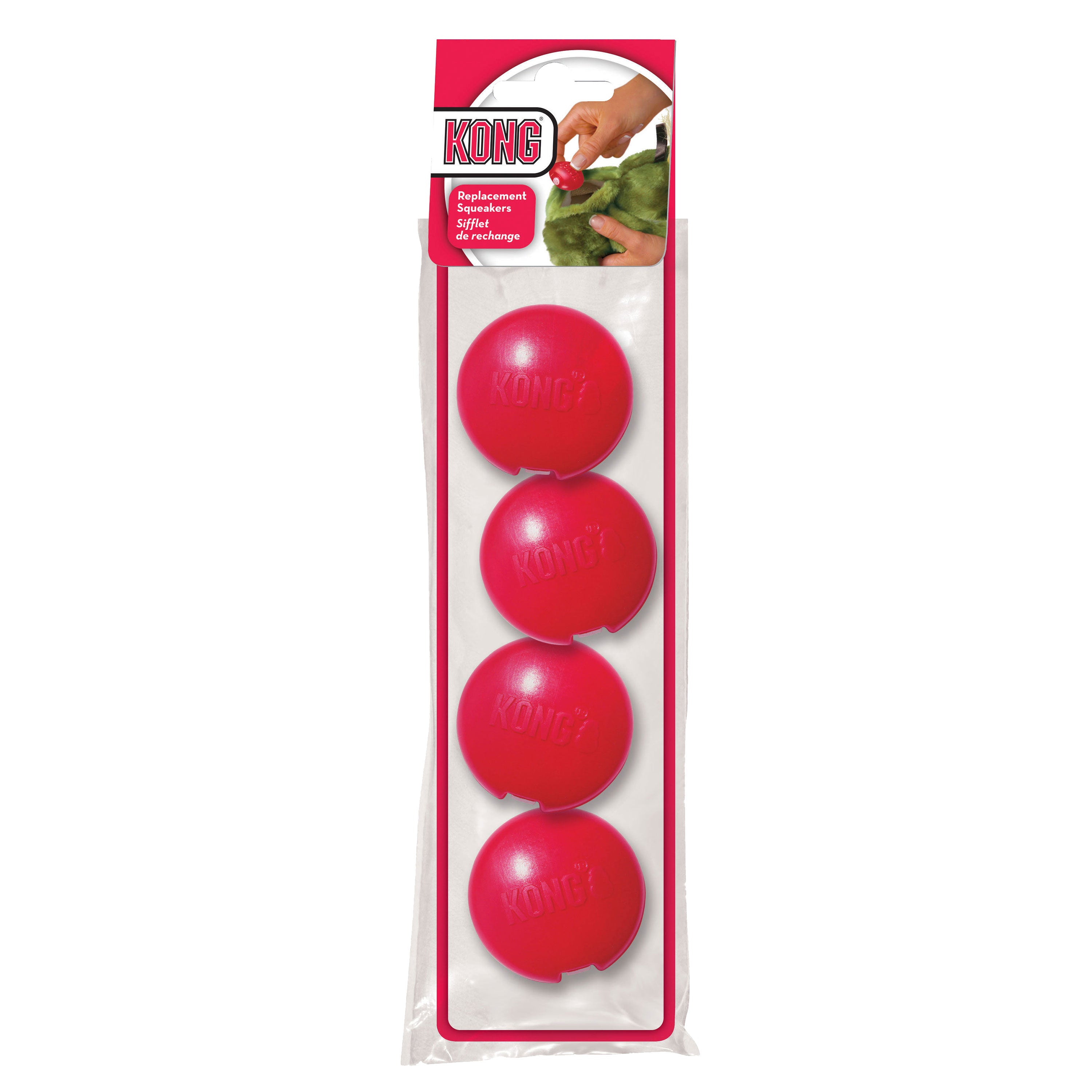 Kong Replacement Squeaker Large (4pk)