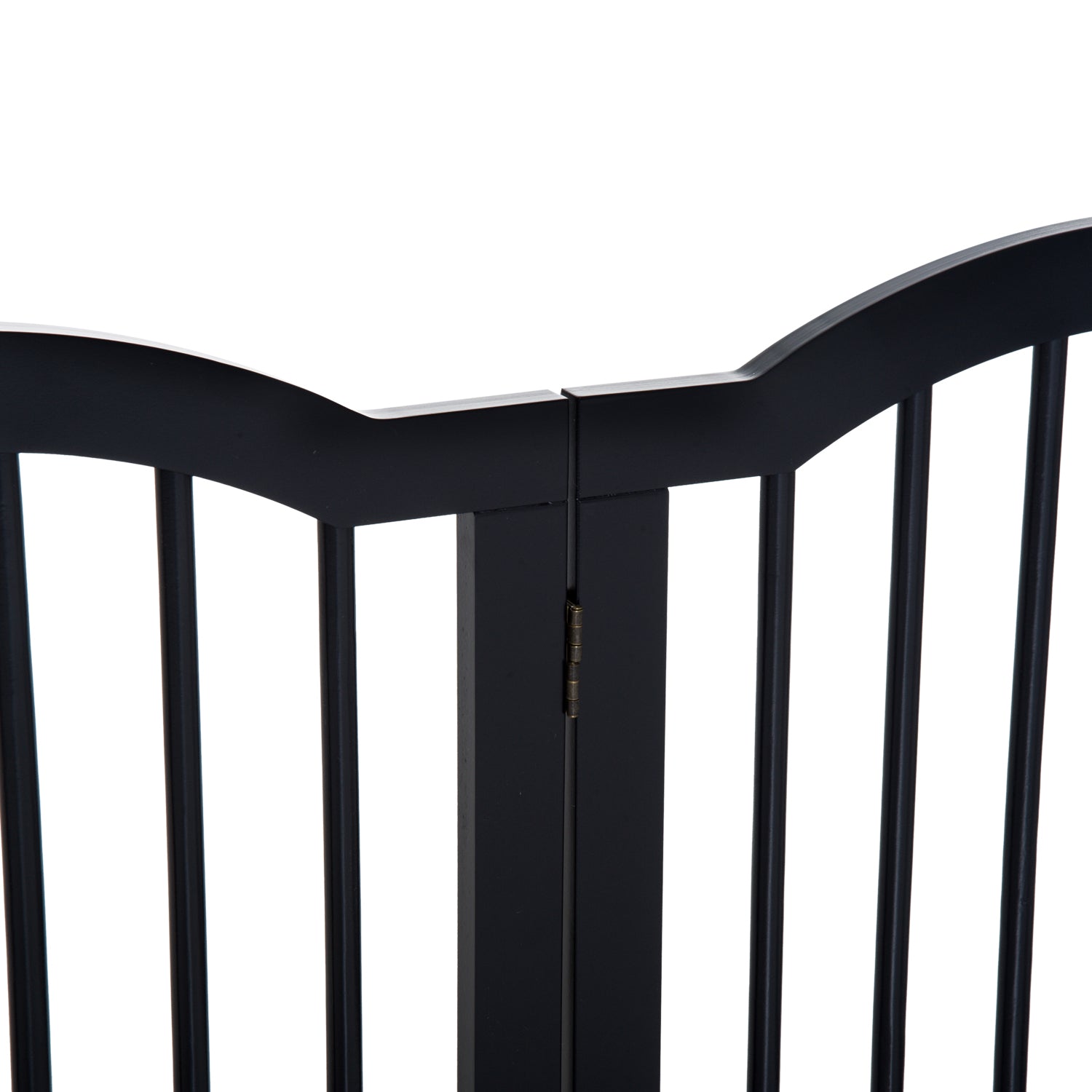 Wooden Pet Fence-Black