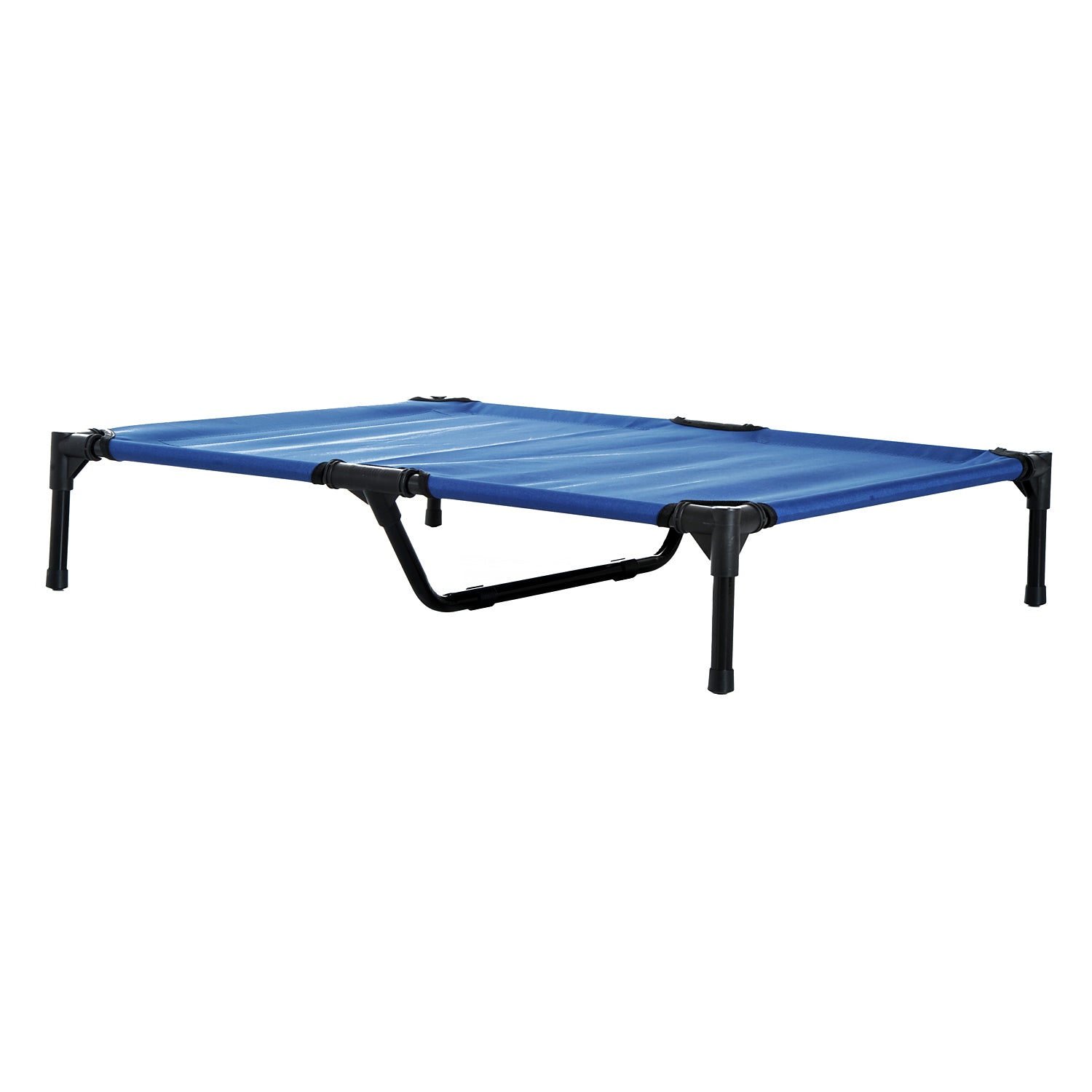 Large Dogs Portable Elevated Fabric Bed for Camping Outdoors Blue